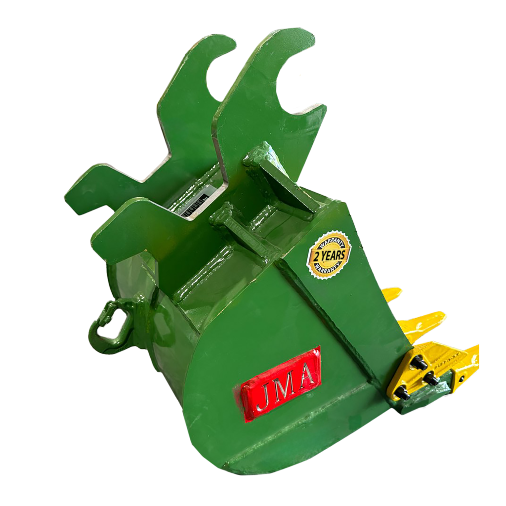 18″ Digging Bucket John Deere Wedge Lock Coupler Style for 2.6 – 3.7 Tons