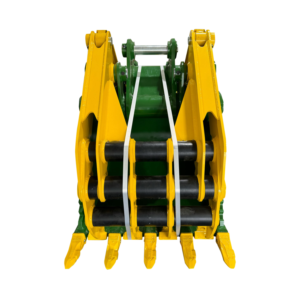 36″ Claw Bucket for 10 – 15 Tons Excavators.  65mm Pins