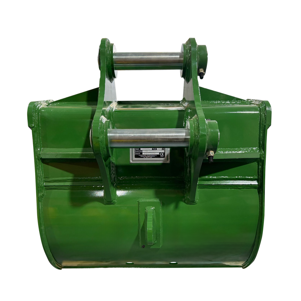 36″ Heavy Duty Digging Bucket for 10 – 15 Tons Excavators.  65mm Pins