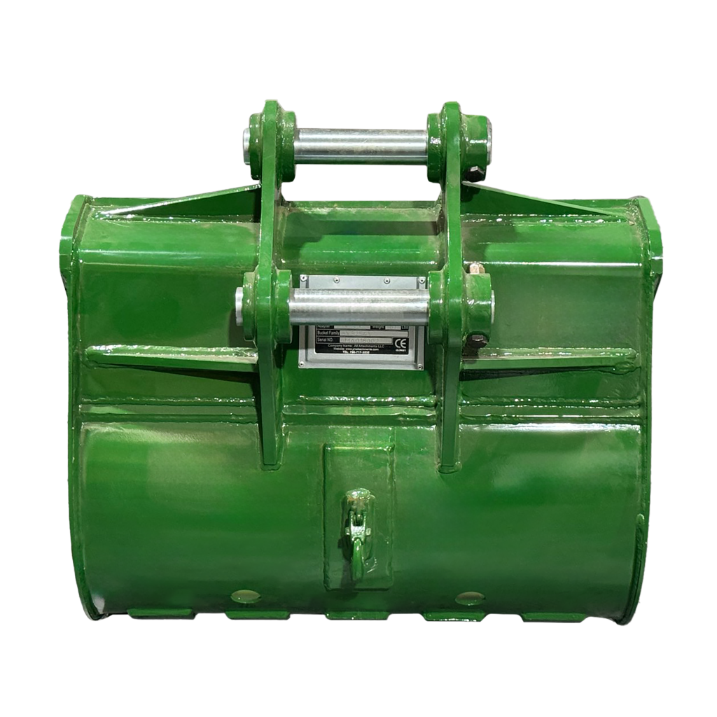 36″ Heavy Duty Digging Bucket for 4.5 – 6.5 Tons Mini Excavators. 45mm Pins