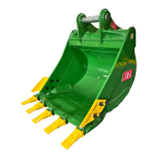 42″ Heavy Duty Digging Bucket for 16 – 25 Tons Excavators. 80mm Pins