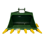 76″ Heavy Duty Digging Bucket for 33 – 55 Tons Excavators. 110mm Pins