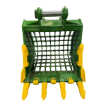 42″ Severe Duty Skeleton Bucket with Teeth for 16 – 25 Tons Excavators. 80mm Pins