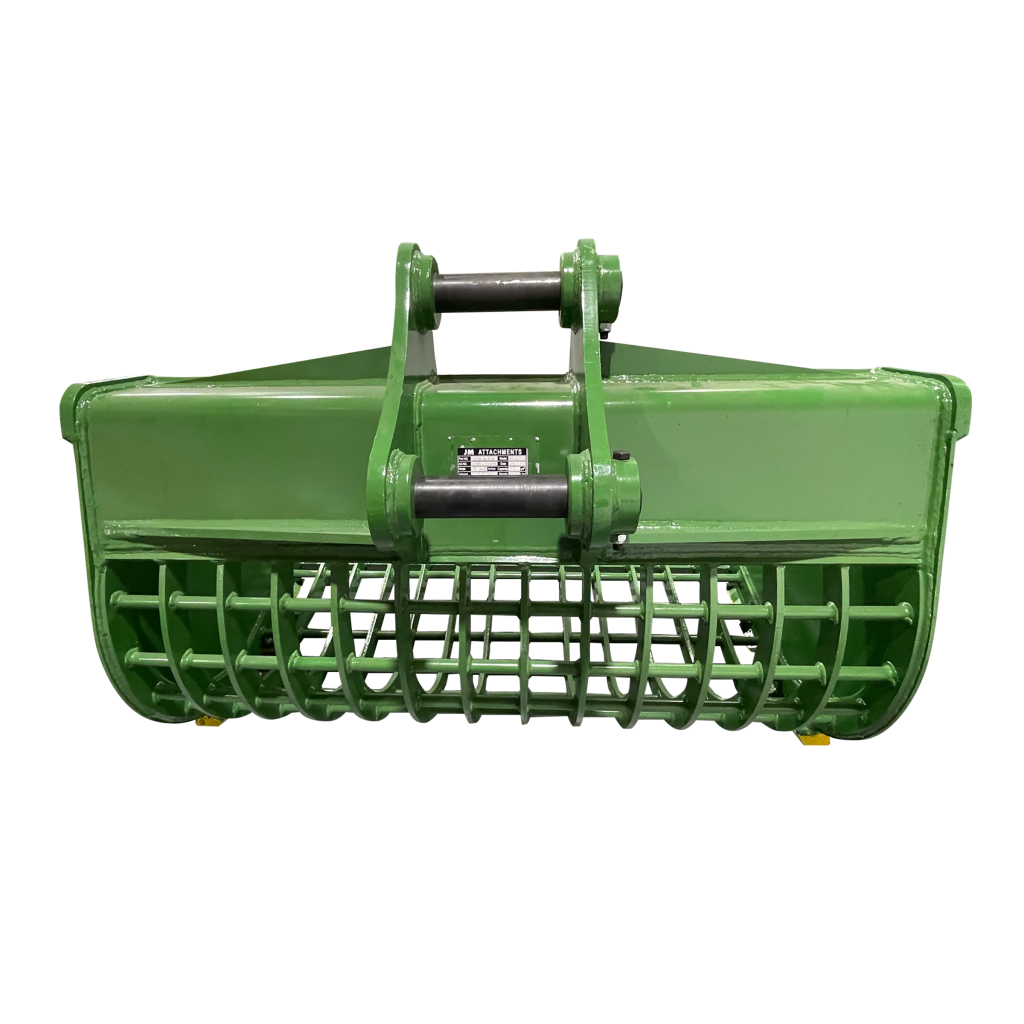 60″ Severe Duty Skeleton Bucket with Teeth for 11 – 15 Tons Excavators. 65mm Pins