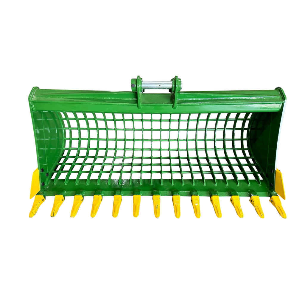 60″ Skeleton Bucket with Teeth for 5 – 6.5 Tons Mini Excavators. 45mm Pins