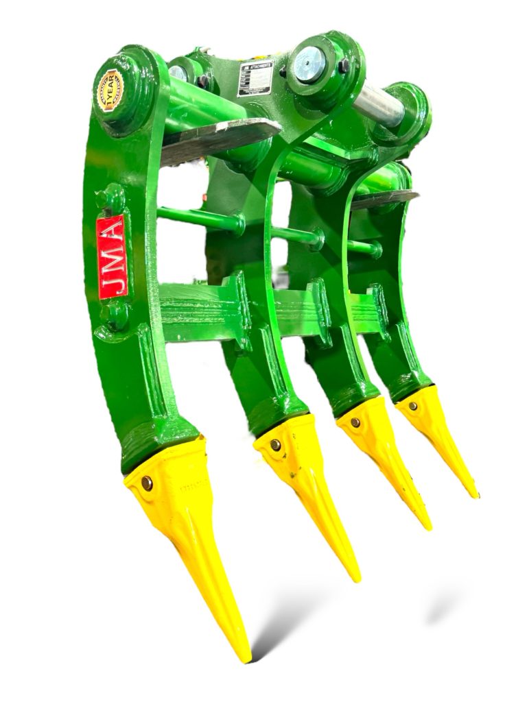 40″ Root Rake for 10 – 15 Tons Excavators. 65mm Pins
