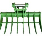48″ Brush Rake for 6.5 – 9 Tons Backhoe Loader. 55mm | 50mm Pins
