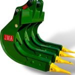 48″ Bucket Rake for 18 – 26 Tons Excavators. 80mm Pins