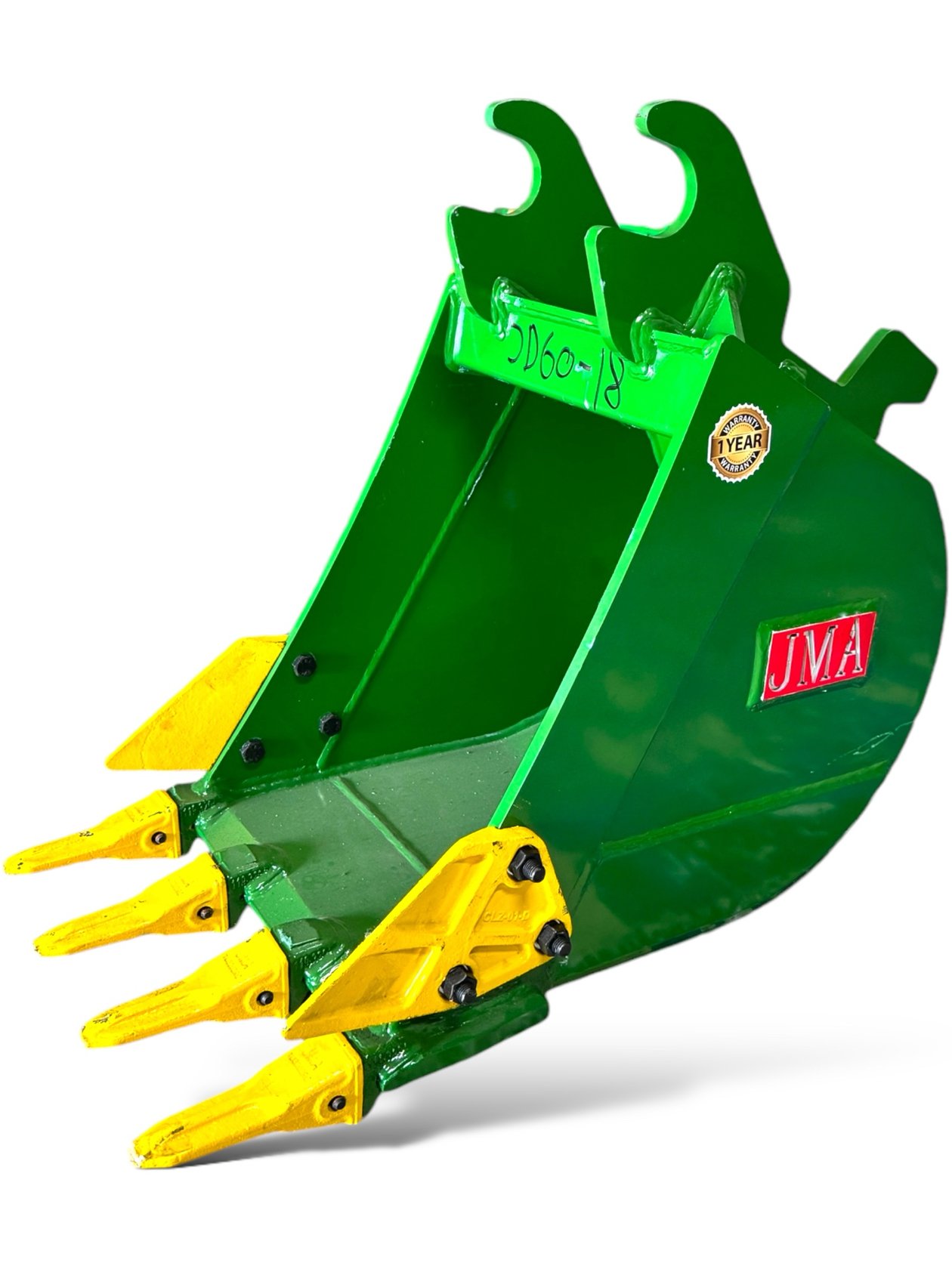 18″ Digging Bucket John Deere Wedge Lock Coupler Style for 4 – 8.5 Tons Mini Excavators