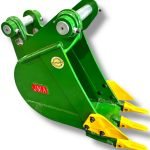 8″ Trenching Bucket for Backhoe Loaders. 55mm | 50mm Pins