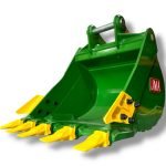 36″ Heavy Duty Digging Bucket for 16 – 25 Tons Excavators. 80mm Pins