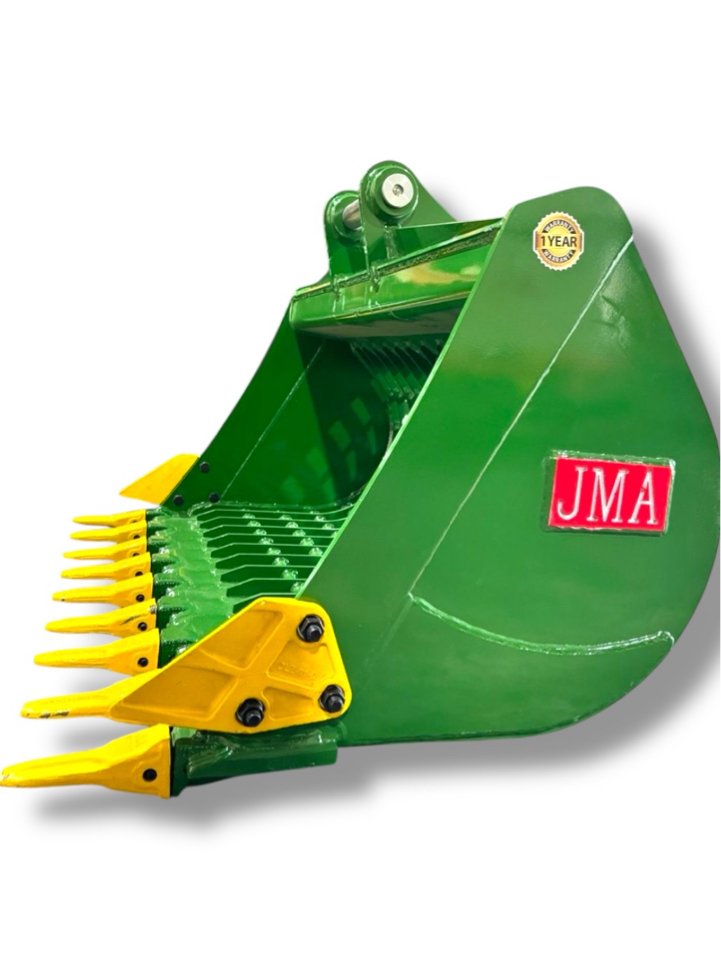 48″ Skeleton Bucket with Teeth for 7 – 10 Tons Excavators. 50mm Pins