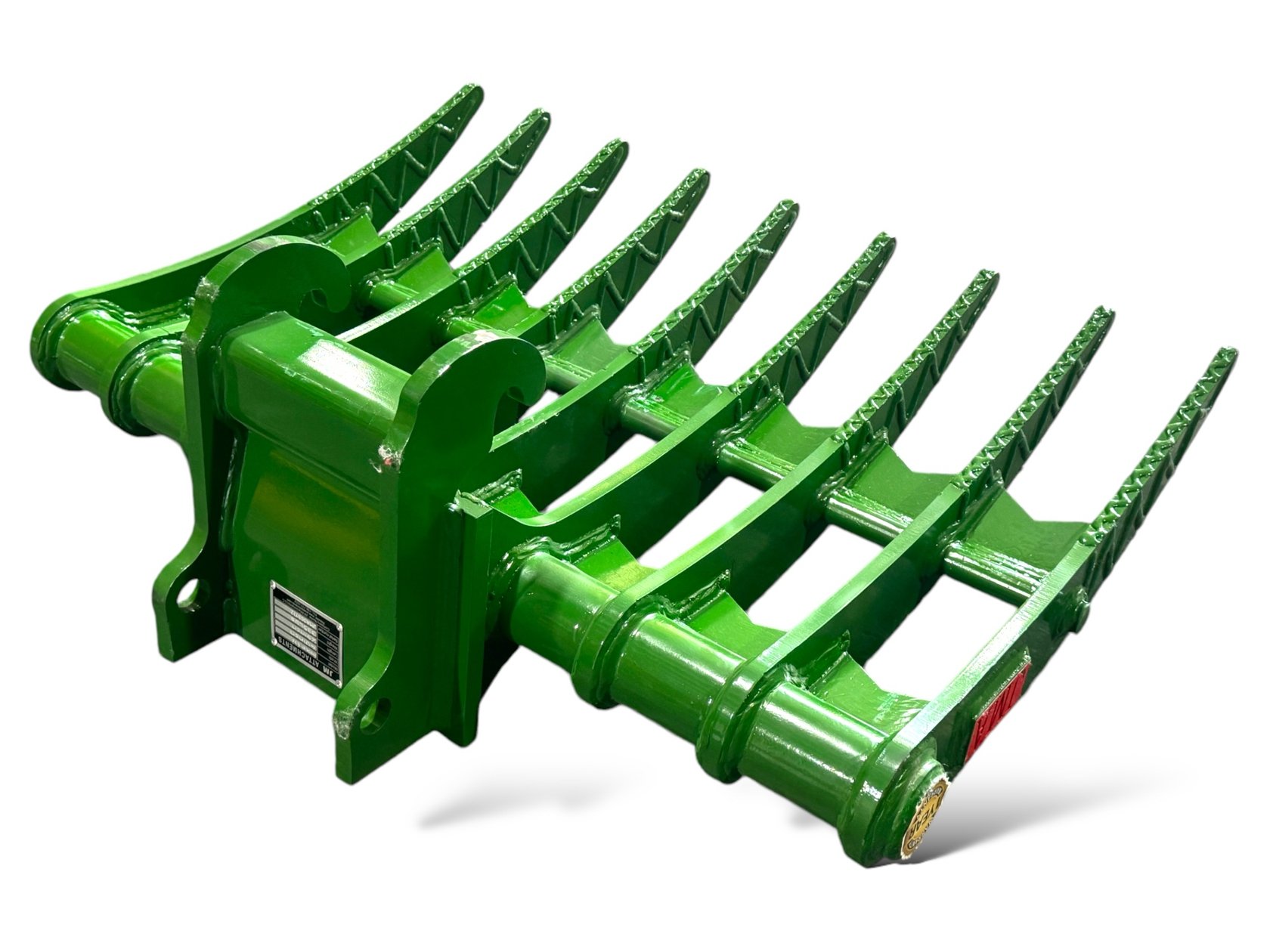 35″ Brush Rake for 3 – 9 Tons Excavators. X-Change Coupler Style