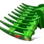42″ Brush Rake for 3 – 9 Tons Excavators. X-Change Coupler Style