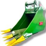 30″ V-Bottom Severe Digging Bucket for 23 – 36 Tons Excavators. 90mm Pins