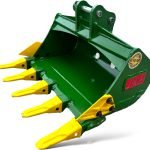 24″ Digging Bucket for 0.5 – 1.5 Tons Mini Excavators. 25mm Pins