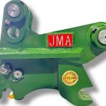 Spring Manual Quick Coupler for Backhoe Loaders. 55mm Pins