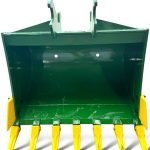 36″ Digging Bucket John Deere Wedge Lock Coupler Style for 4 – 8.5 Tons Mini Excavators
