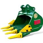 18″ Digging Bucket for 0.5 – 1.5 Tons Mini Excavators. 25mm Pins