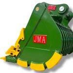 54″ Severe Duty Skeleton Bucket with Teeth for 23 – 36 Tons Excavators. 90mm Pins