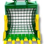 36″ Severe Duty Skeleton Bucket with Teeth for 10 – 15 Tons Excavators. 65mm Pins