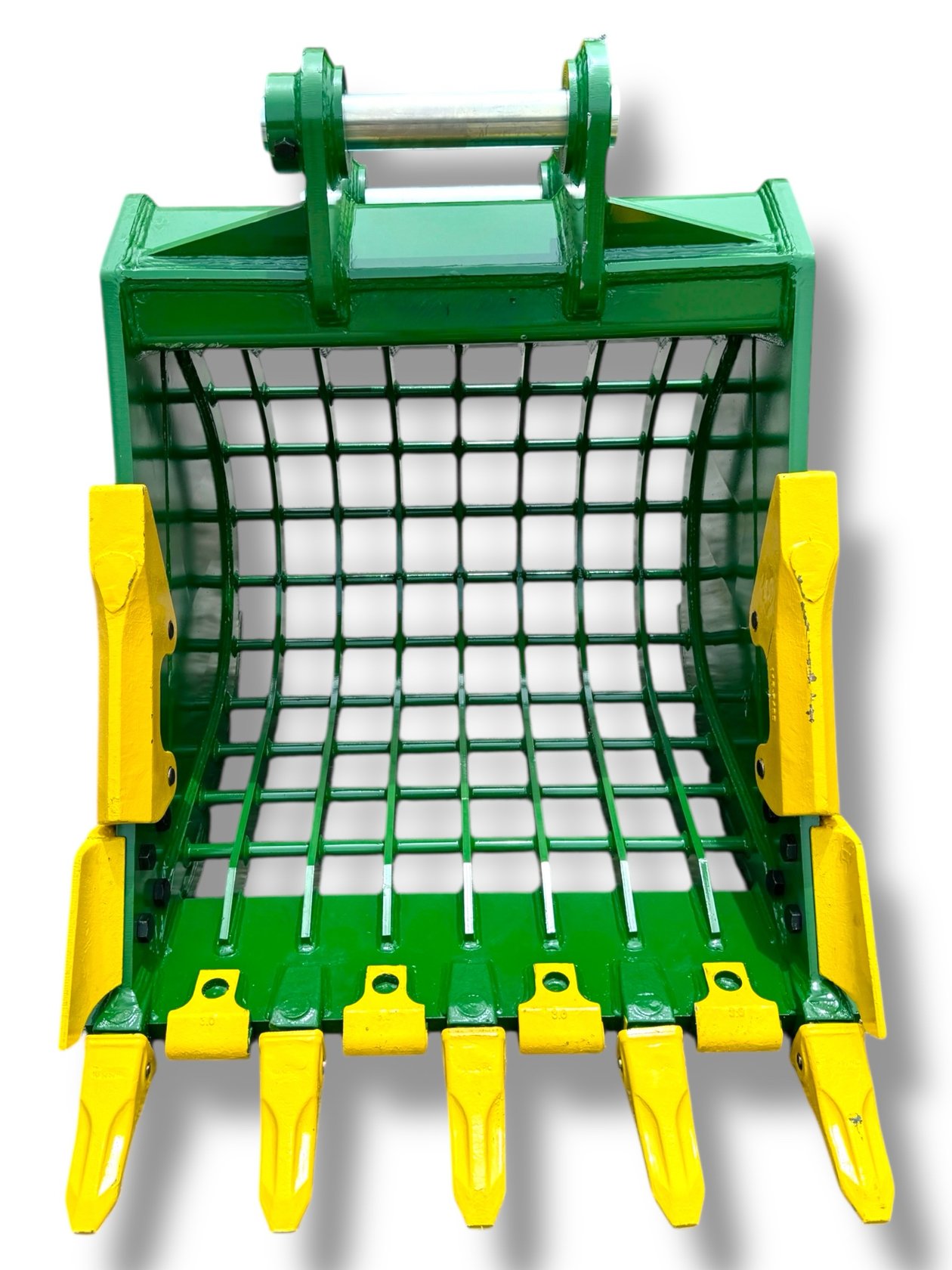 36″ Severe Duty Skeleton Bucket with Teeth for 10 – 15 Tons Excavators. 65mm Pins