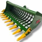 Wain Roy 3-Ton Style 48″ Mini Excavator Skeleton Bucket with Teeth