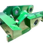 Wedge Lock Manual Quick Coupler for 2.6 – 3.7 Tons Mini Excavators. 40mm Pins