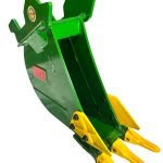 8″ Trenching Bucket John Deere Wedge Lock Coupler Style for 4 – 8.5 Tons Mini Excavators
