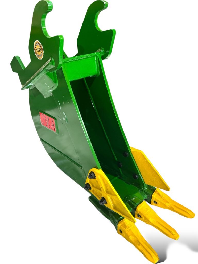 8″ Trenching Bucket John Deere Wedge Lock Coupler Style for 4 – 8.5 Tons Mini Excavators