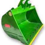 42″ Ditching Bucket John Deere Wedge Lock Coupler Style for 4 – 8.5 Tons Mini Excavators