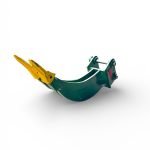 3″ Banana Bucket – 30MM Pins For 1 – 2 Tons Mini Excavators