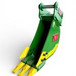 Hitachi ZX120 12″ Excavator Heavy-Duty Digging Bucket