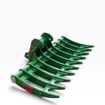 48″ Brush Rake for 3 – 9 Tons Excavators. X-Change Coupler Style