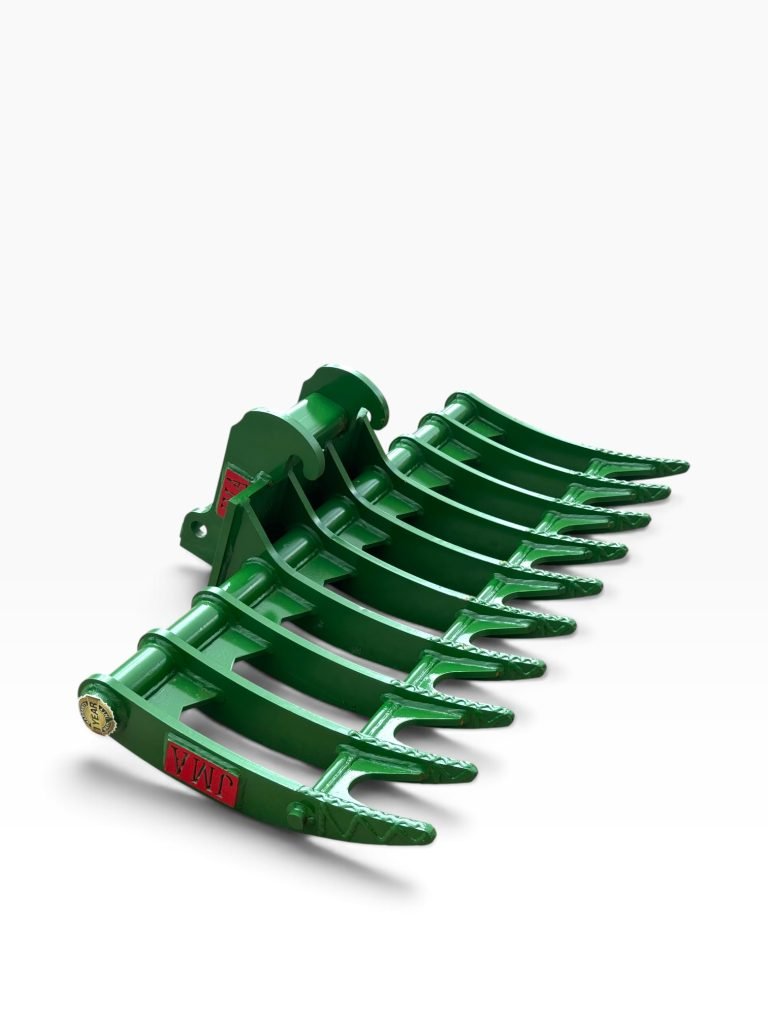 48″ Brush Rake for 3 – 9 Tons Excavators. X-Change Coupler Style