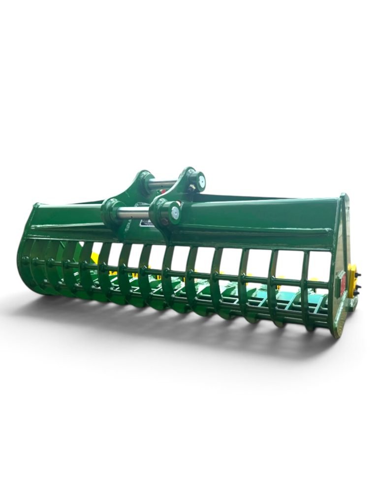 Cat 303 / 303.5 48″ Mini Excavator Skeleton Bucket with Teeth