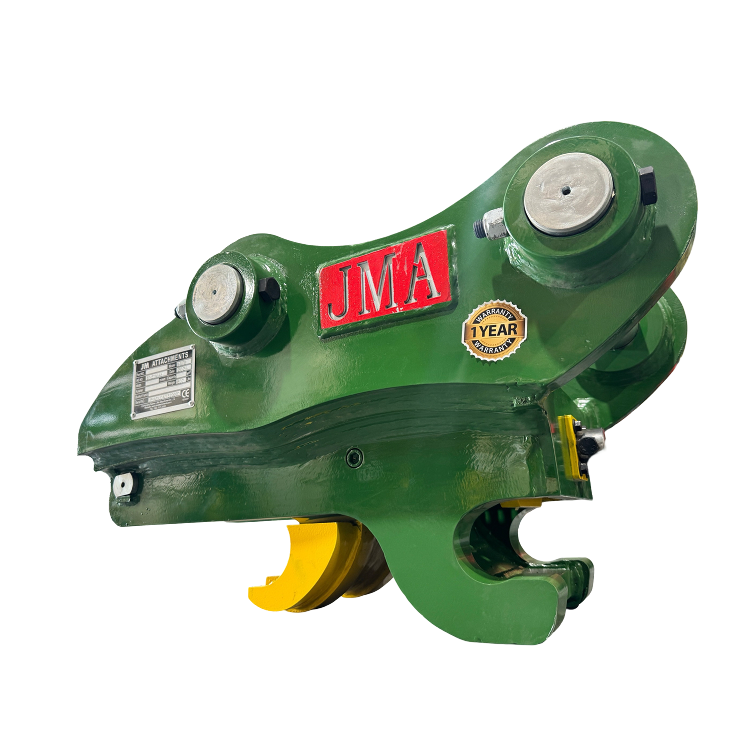 Variable Dual Lock Hydraulic Quick Coupler for 33 – 55 Tons Excavators. 100mm Pins