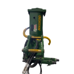 500 Joules Post Driver Hammer For 3 – 6.5 Tons Mini Excavators & Skid Steers