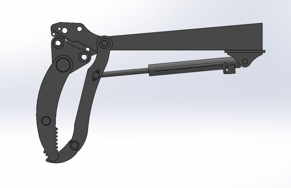 Cat 302 25″ Mini Excavator Brush & Root Rake