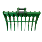 40″ Brush Rake for 4 – 5 tons Mini Excavators. 40mm Pins