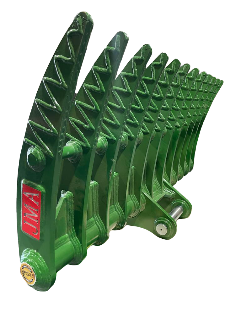 60″ Brush Rake for 7 – 10 tons Excavators. 50mm Pins