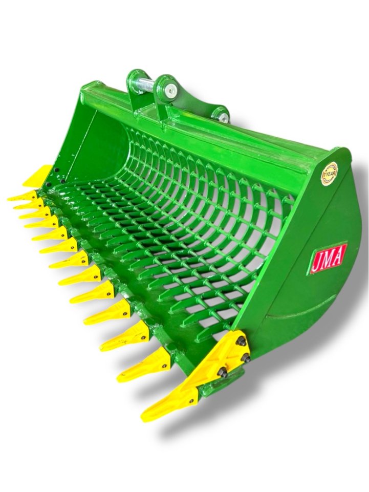72″ Skeleton Bucket with Teeth for 7 – 10 Tons Excavators. 50mm Pins