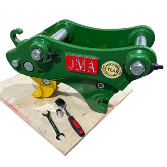 Manual Quick Coupler for 2 – 3 Tons Mini Excavators. 35mm Pins