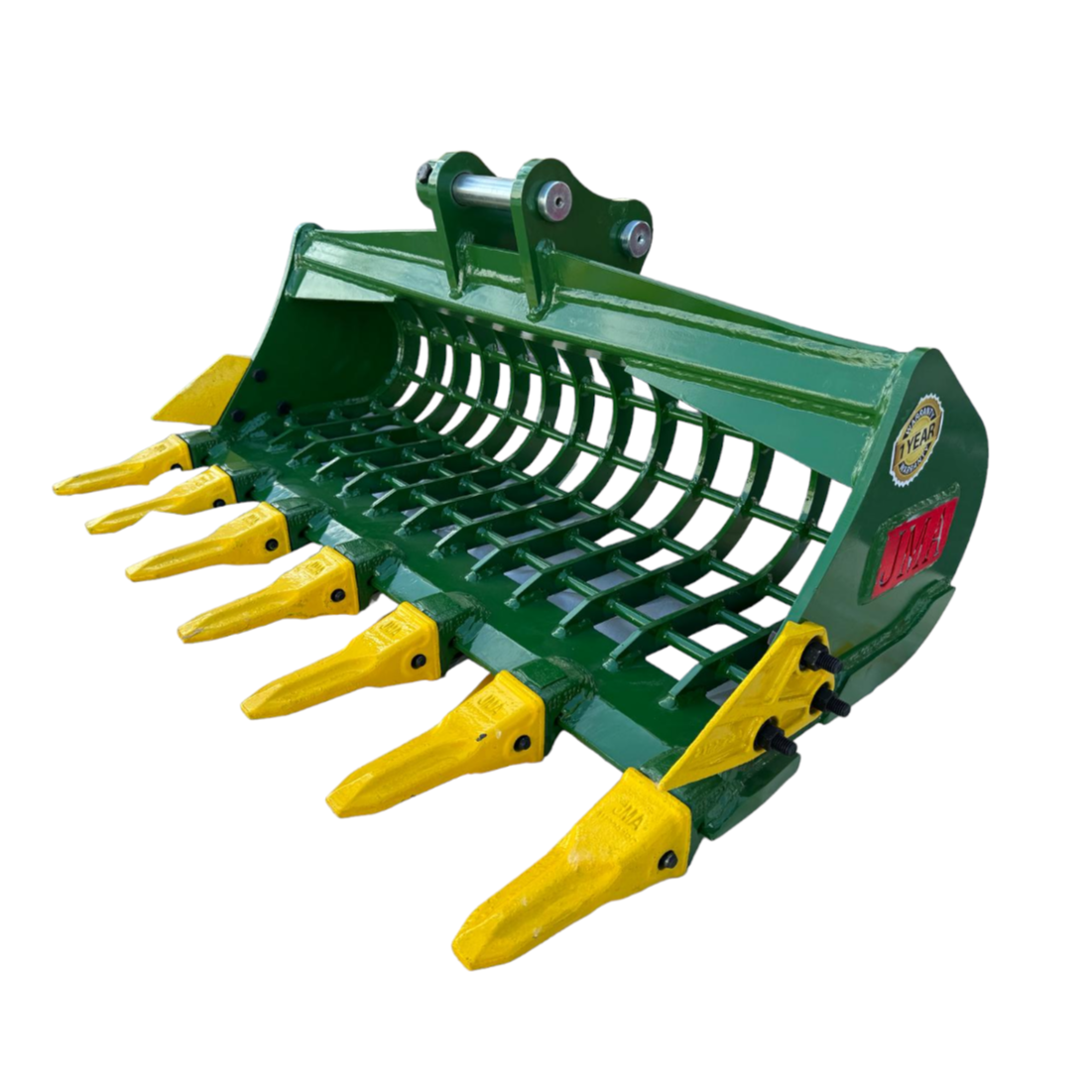 36″ Skeleton Bucket with Teeth for 1 – 2 Tons Mini Excavators. 30mm Pins