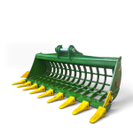 Cat 303 / 303.5 48″ Mini Excavator Skeleton Bucket with Teeth