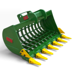 Bobcat E26 36″ Mini Excavator Skeleton Bucket with Teeth