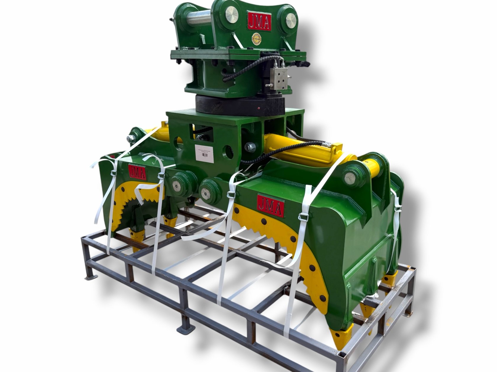 Rotating Hydraulic Grapple For 16 – 25 Tons Excavators. 80mm Pins