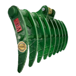 35″ Brush Rake for 1 – 2 tons Mini Excavators. 30mm Pins