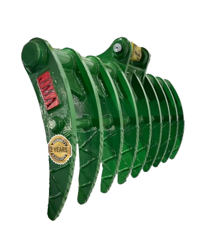 35″ Brush Rake for 1 – 2 tons Mini Excavators. 30mm Pins