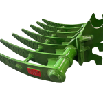 35″ Brush Rake John Deere Wedge Lock Coupler Style for 2.6 – 3.7 Tons